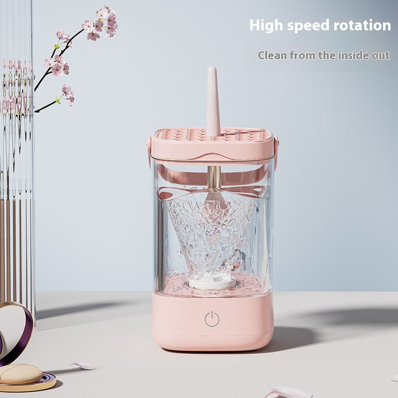 Electric Makeup Brush Cleaner – Automatic Wash & Dry Device