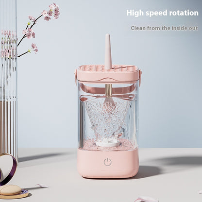 Electric Makeup Brush Cleaner – Automatic Wash & Dry Device