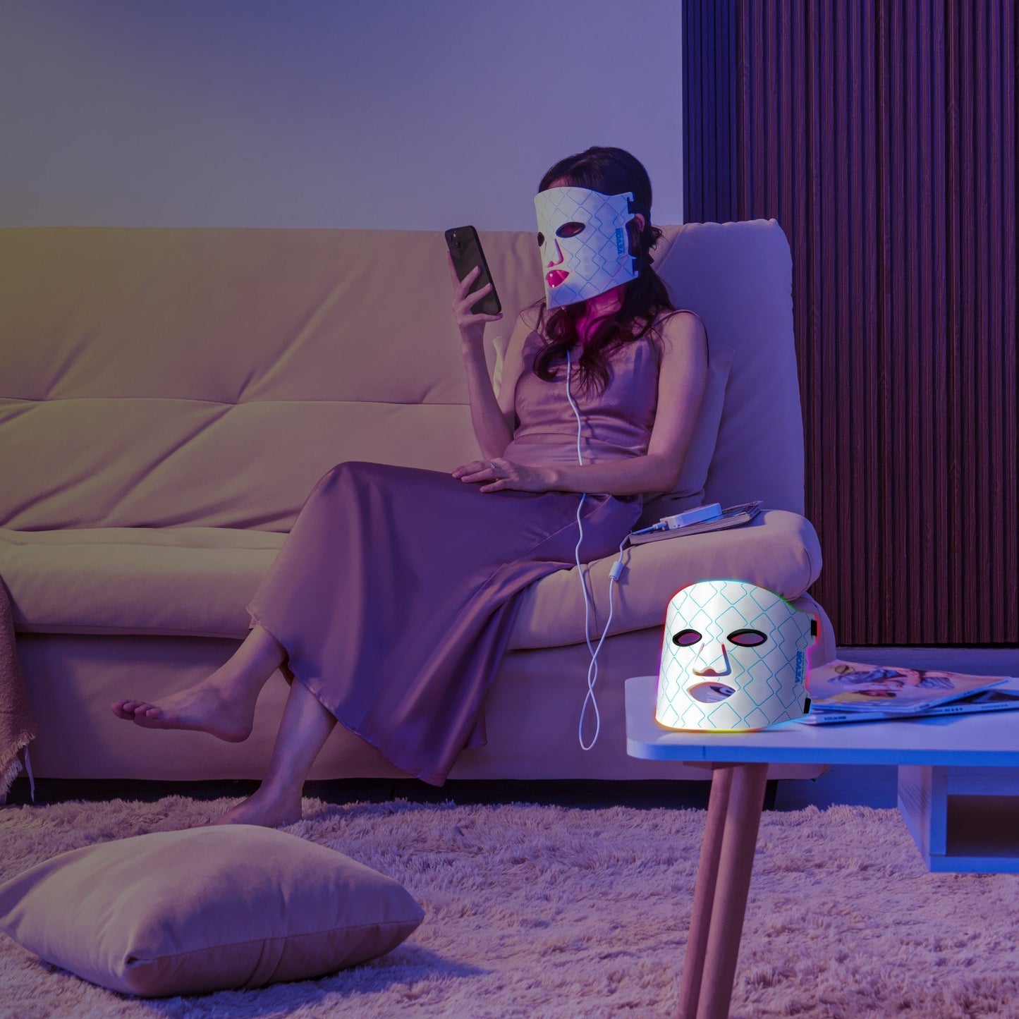 LED Light Therapy Face Mask – 7-Color Skin Treatment with 850nm Near-Infrared