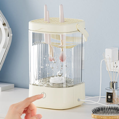 Electric Makeup Brush Cleaner – Automatic Wash & Dry Device