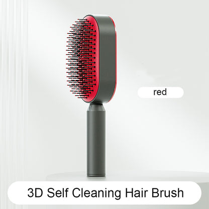 Self-Cleaning Scalp Massage Hair Brush
